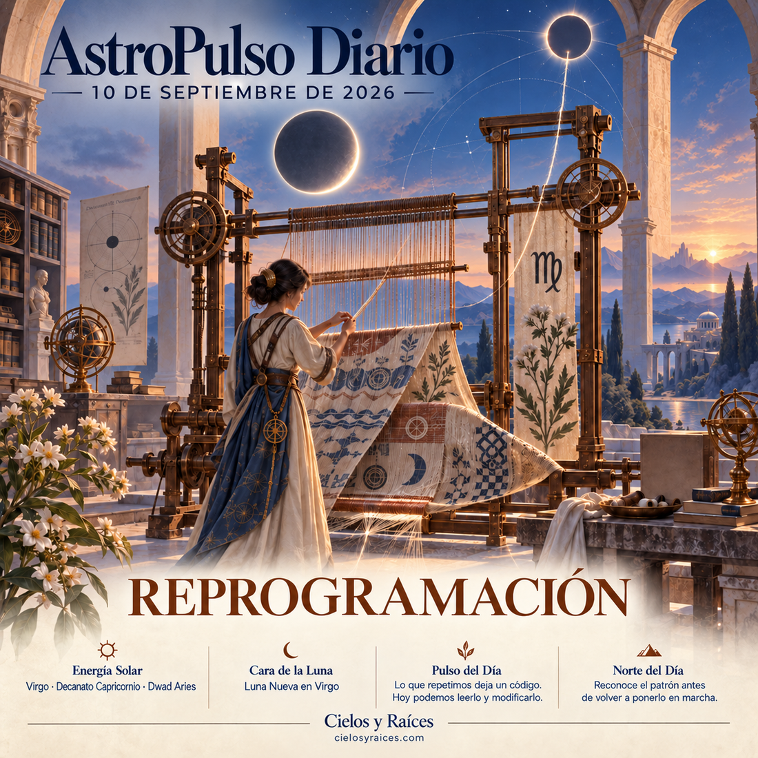 luna nueva en virgo - reprogramacion -