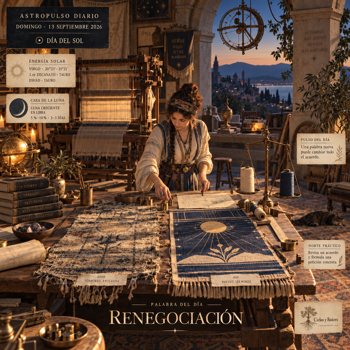 Tránsitos Astrológicos Hoy | 13 septiembre 2026 — Renegociación