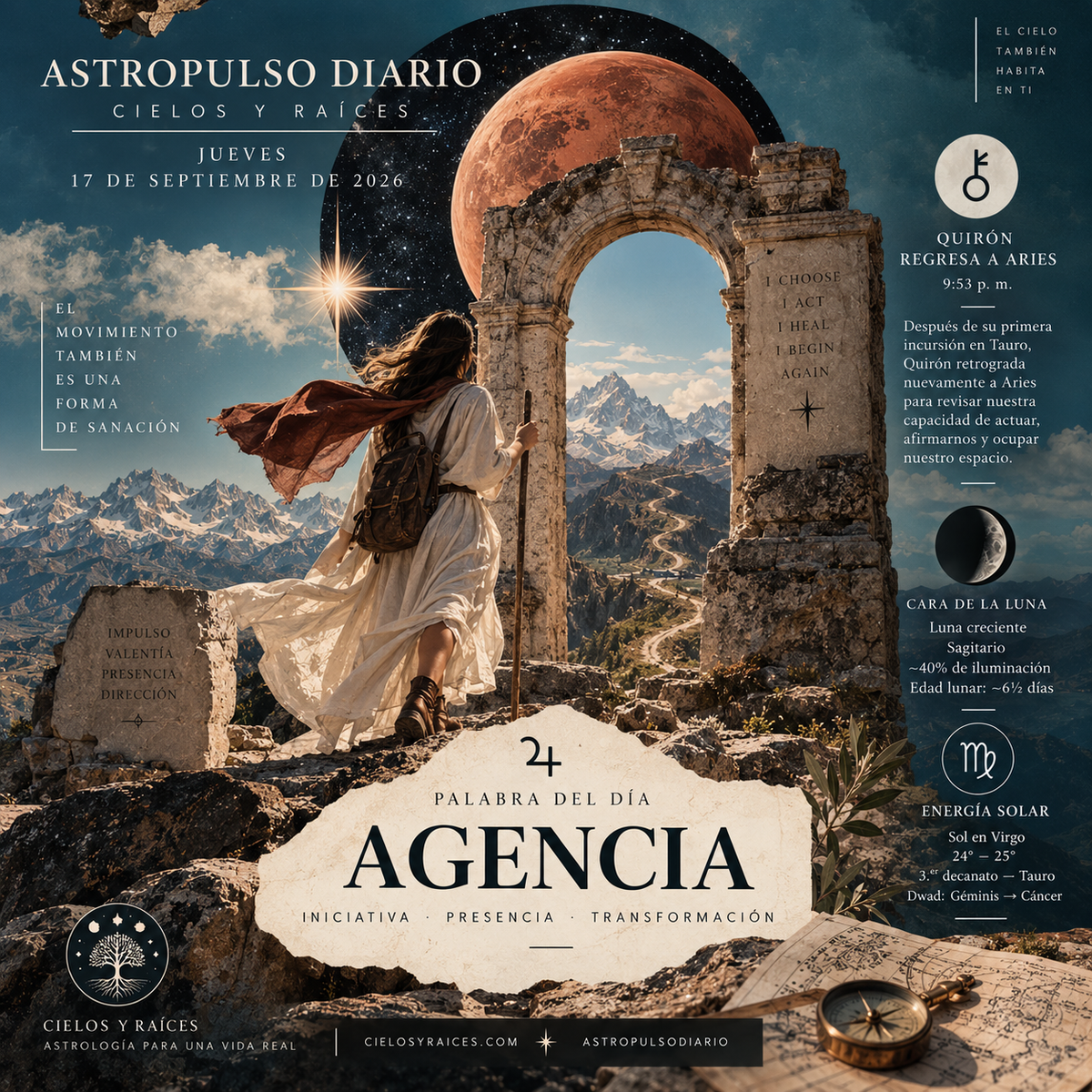 Tránsitos Astrológicos Hoy | 17 septiembre 2026 — Agencia