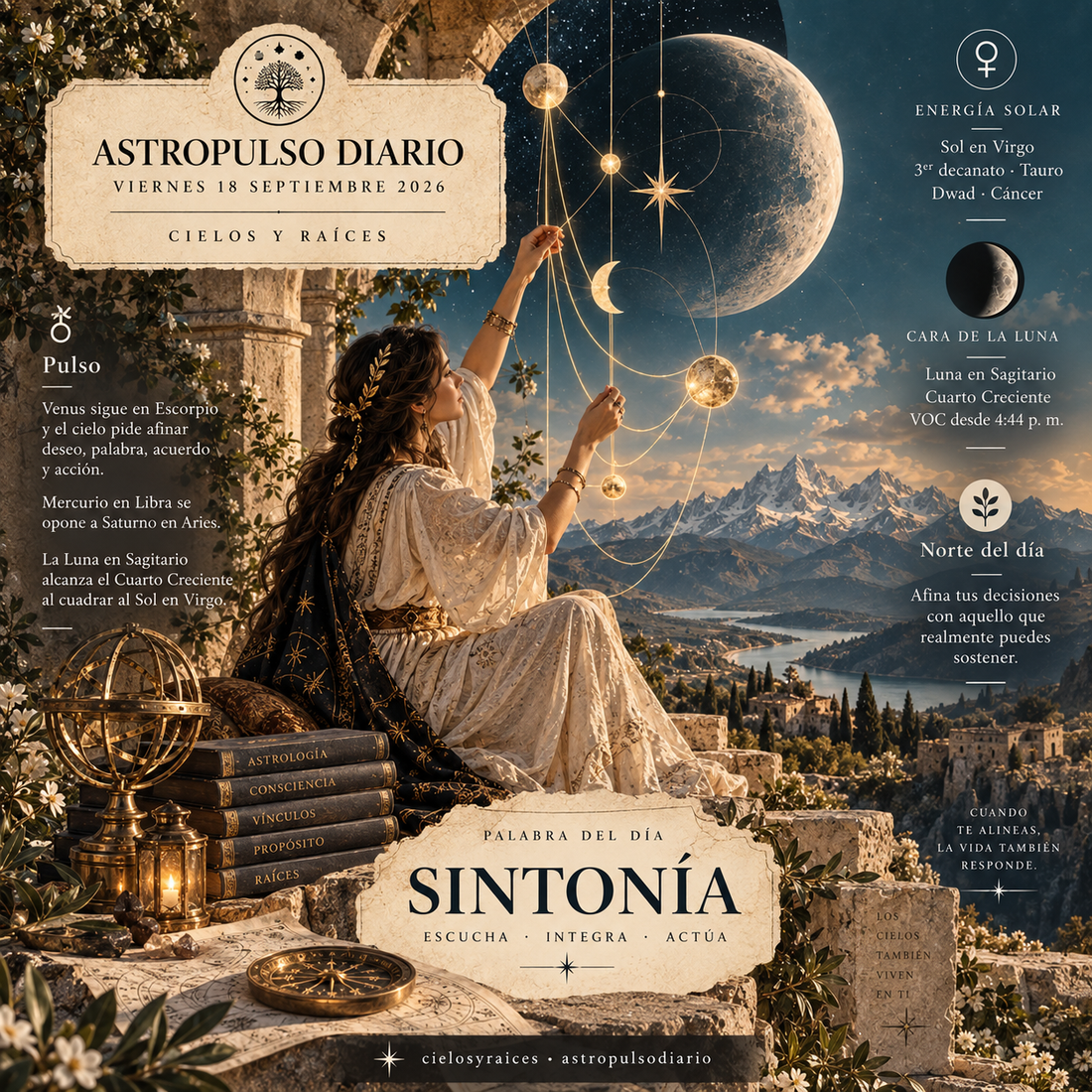 Tránsitos Astrológicos Hoy | 18 septiembre 2026 — Sintonía