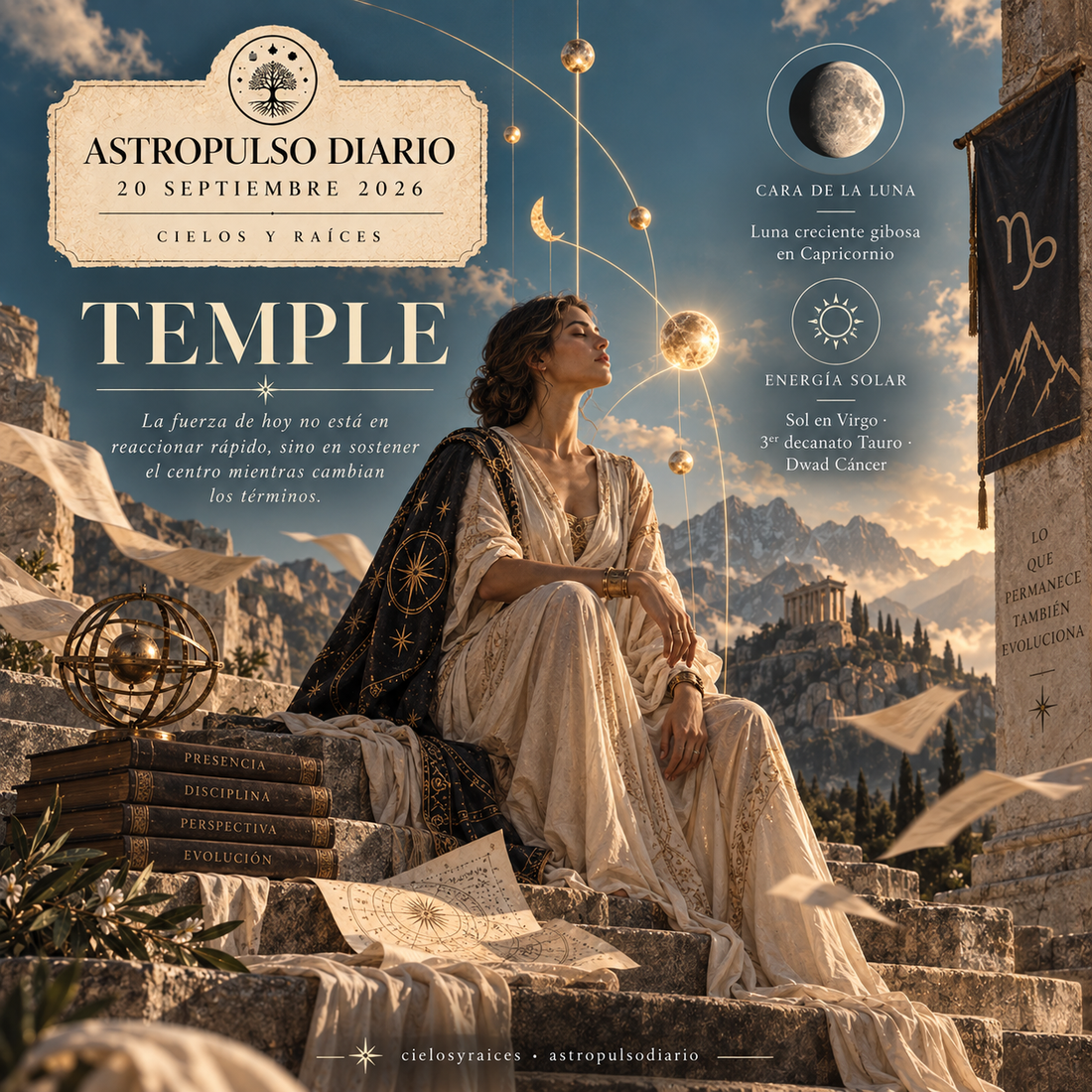 Tránsitos Astrológicos Hoy | 20 septiembre 2026 — Temple