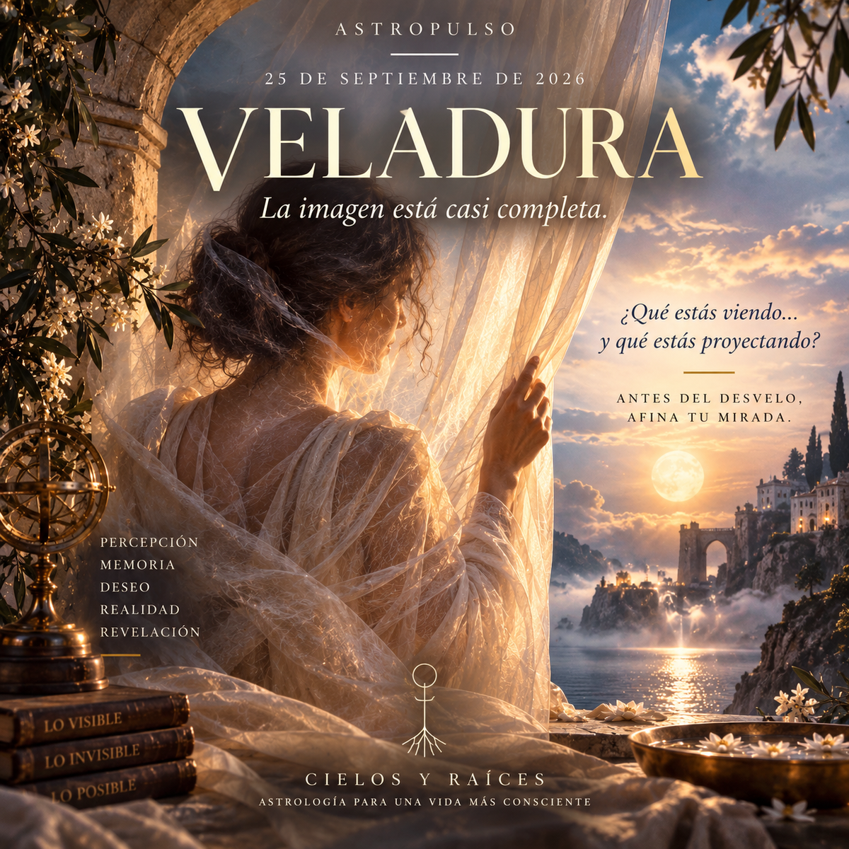Tránsitos Astrológicos Hoy | 25 septiembre 2026 — Veladura