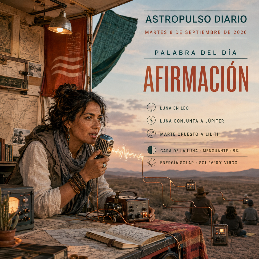 Tránsitos Astrológicos Hoy | 8 septiembre 2026 - Afirmación