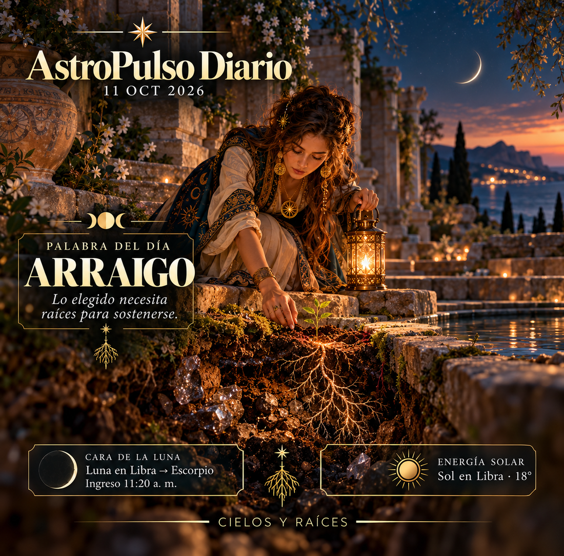 Tránsitos Astrológicos Hoy | 11 de octubre de 2026 — Arraigo