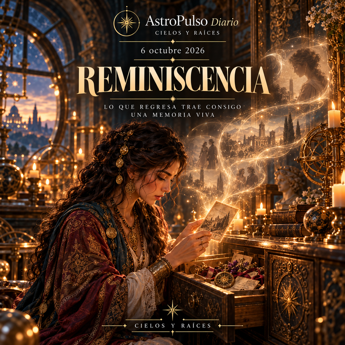 Tránsitos Astrológicos Hoy | 6 de octubre de 2026 — Reminiscencia